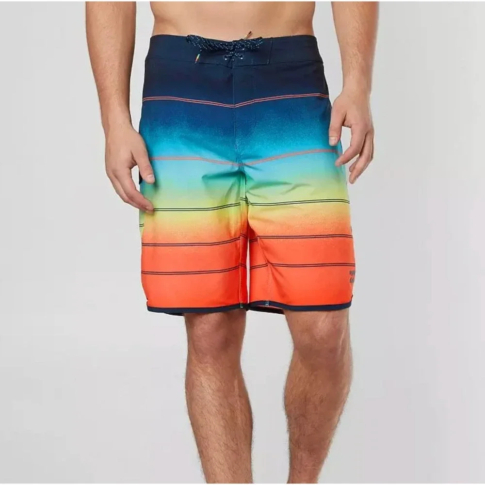 Billabong 73 Stripe Platinum X Stretch Boardshort‎ Size 29 LIKE NEW!